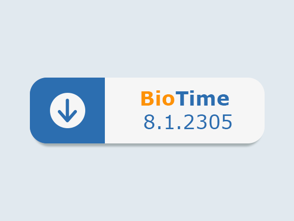 Новая версия BioTime 8.1.2305